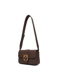 Pinko - PINKO Torebka Love One Mini Slouchy Fl Al 25-26 104340 A2OX Bordowy. Kolor: czerwony. Materiał: skórzane #3