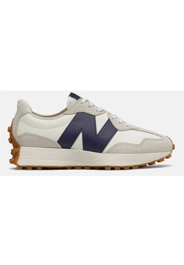 Buty Kobieta New Balance 327 beżowy. Okazja: na co dzień. Kolor: niebieski. Materiał: zamsz, syntetyk, tkanina, materiał