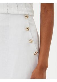MET Kuloty M10 278PT Biały Relaxed Fit. Kolor: biały. Materiał: len #2