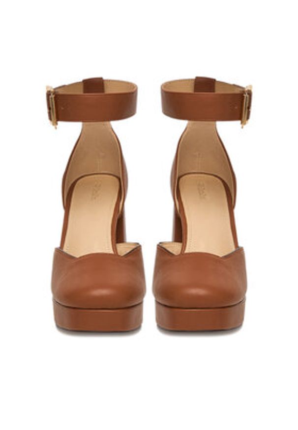 DeeZee Czółenka CEO-CD25-178-1 Brązowy. Kolor: brązowy. Materiał: materiał