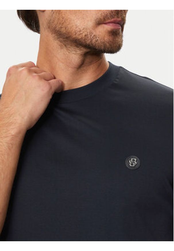 BOSS - Boss T-Shirt C-Taut 01 50520298 Granatowy Regular Fit. Kolor: niebieski. Materiał: bawełna