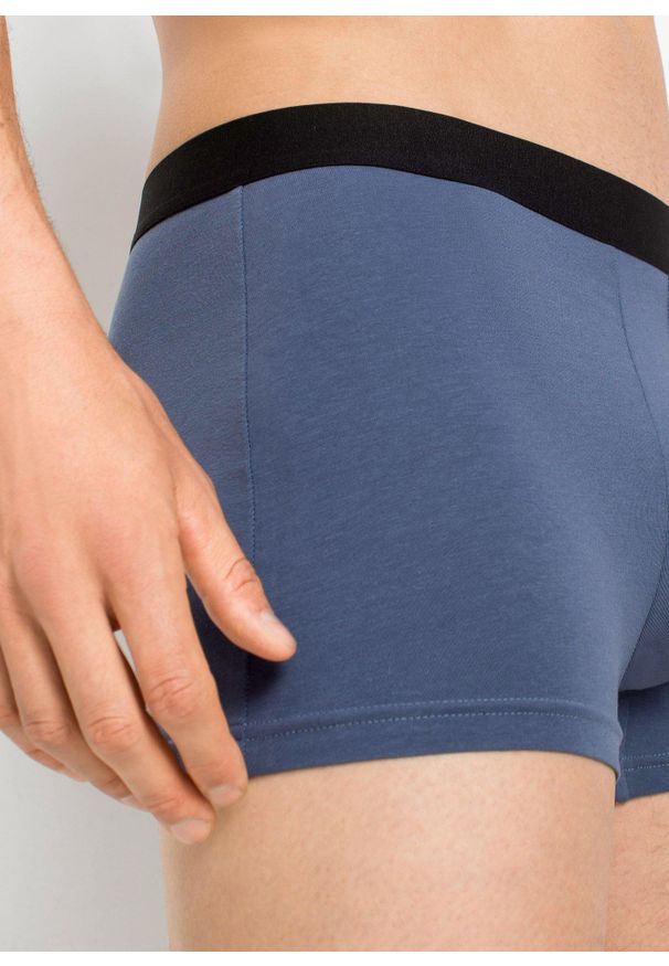 bonprix - Bokserki z bawełną, dopasowany fason (10 par). Kolor: czarny. Materiał: bawełna