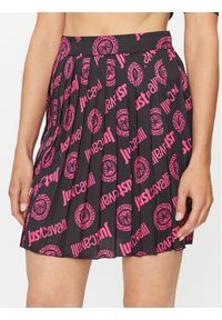 Just Cavalli Spódnica plisowana 75PAE811 Różowy Regular Fit. Kolor: różowy. Materiał: syntetyk #1
