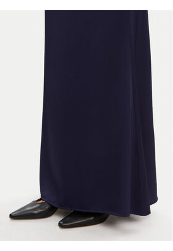 ACCESS FASHION Spódnica maxi 53-6023-147 Granatowy Regular Fit. Kolor: niebieski. Materiał: syntetyk