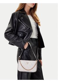 Guess Torebka Noelle II Mini HWBG96 72720 Biały. Kolor: biały. Materiał: skórzane