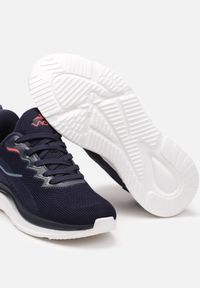 Born2be - Granatowe Płaskie Buty Sportowe Sneakersy ze Sznurowaniem Baxia. Okazja: na co dzień. Kolor: niebieski. Materiał: jeans #3