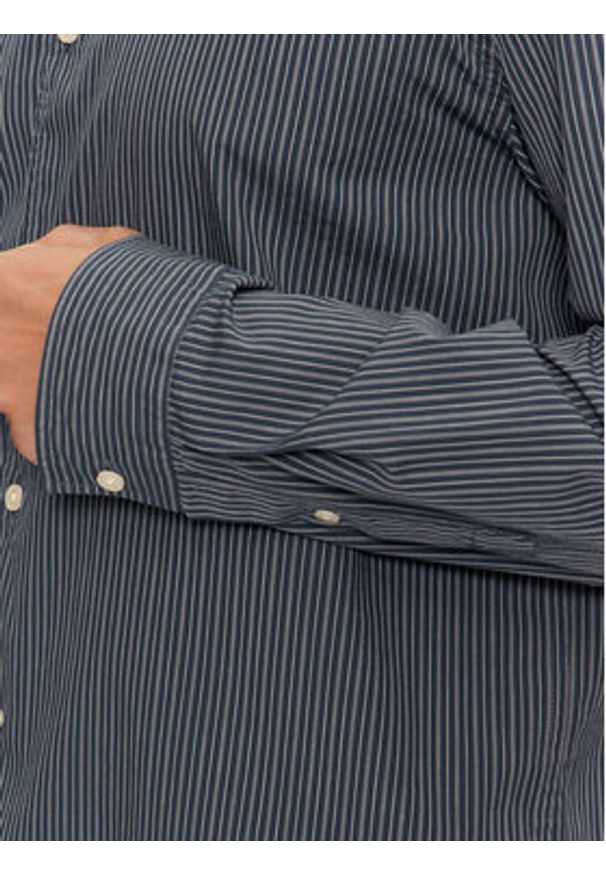 Marc O'Polo Koszula 428 7255 42118 Granatowy Regular Fit. Typ kołnierza: polo. Kolor: niebieski. Materiał: bawełna