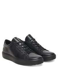 ecco - ECCO Sneakersy Soft 60 52546401001 Czarny. Kolor: czarny. Materiał: skóra #6