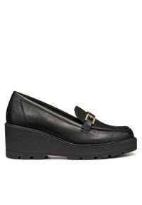 Geox Półbuty D Miereille D563VB 00043 C9999 Czarny. Kolor: czarny. Materiał: skóra
