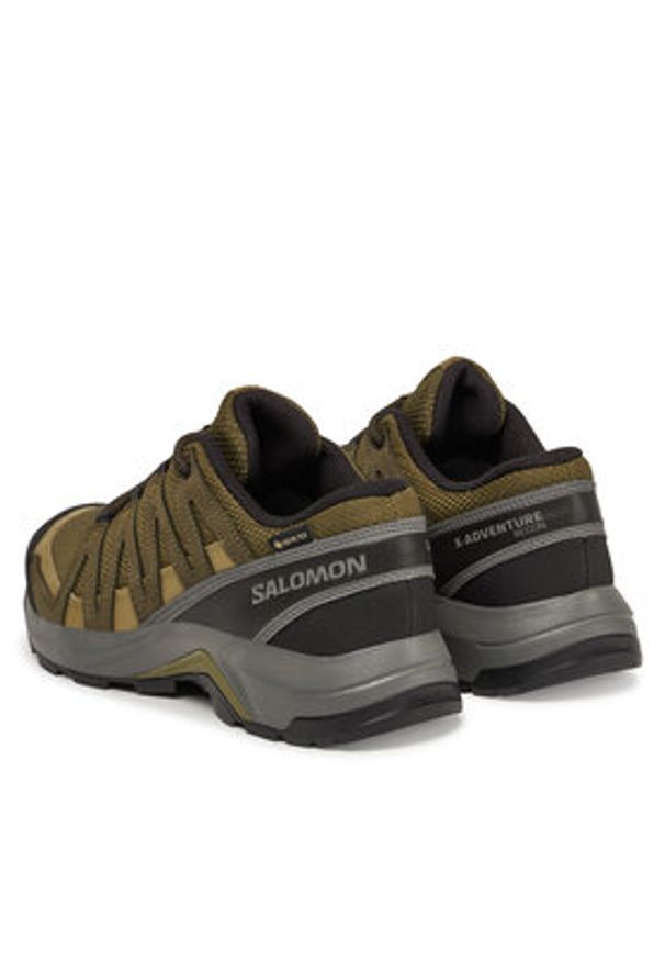 salomon - Salomon Trekkingi X-Adventure Recon Gore Tex L47813200 Zielony. Kolor: zielony. Materiał: skóra, nubuk. Technologia: Gore-Tex. Sport: turystyka piesza