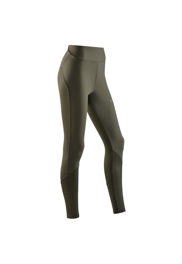 Długie spodnie sportowe do biegania CEP Reflective damskie. Kolor: zielony. Długość: długie. Sport: fitness