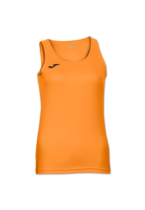 Koszulka fitness damska Joma Diana bez rękawów. Kolor: pomarańczowy. Długość rękawa: bez rękawów. Styl: sportowy. Sport: fitness