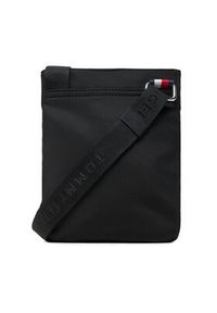 TOMMY HILFIGER - Tommy Hilfiger Saszetka Th Business Nylon Mini Crossover AM0AM13193 Czarny. Kolor: czarny. Materiał: materiał