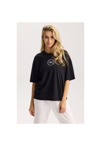 ROUGH RADICAL - Damska koszulka sportowa Rough Radical Essential Fit Women. Kolor: czarny. Sport: fitness