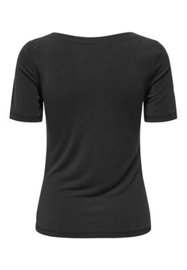 only - ONLY T-Shirt Free 15367559 Czarny Regular Fit. Kolor: czarny. Materiał: syntetyk