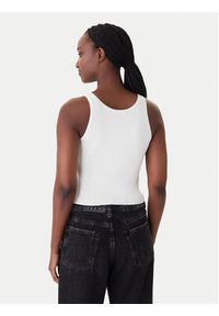 Karl Lagerfeld Jeans Top B1W18024 Écru Slim Fit. Materiał: bawełna #5