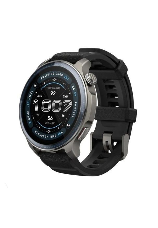 Huami - Amazfit Balance 2 Czarny. Rodzaj zegarka: cyfrowe. Kolor: czarny. Styl: sportowy, elegancki, klasyczny, casual