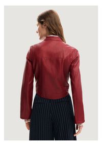 Desigual Kurtka z imitacji skóry Ariel 26SWEW09 Czerwony Regular Fit. Kolor: czerwony. Materiał: skóra #3