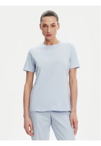 TOMMY HILFIGER - Tommy Hilfiger T-Shirt WW0WW45522 Niebieski Regular Fit. Kolor: niebieski. Materiał: bawełna #1