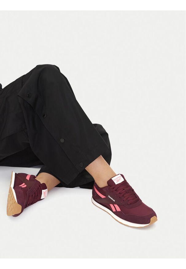 Reebok Sneakersy CEO-GLIDE LOW 100230905 Bordowy. Kolor: czerwony. Materiał: materiał