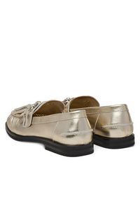 Eva Minge Loafersy PETUNIA-V1792-335-1 Złoty. Kolor: złoty. Materiał: skóra