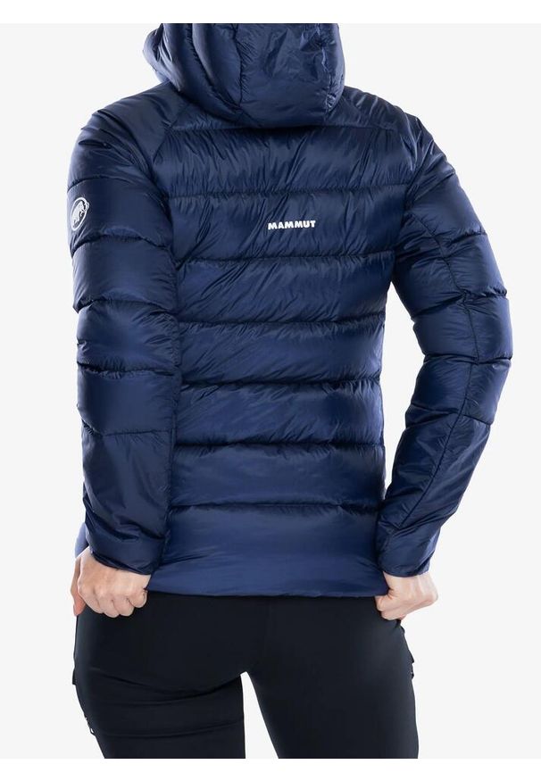 Kurtka puchowa damska Mammut Taiss IN Hooded Jacket. Kolor: niebieski. Materiał: puch