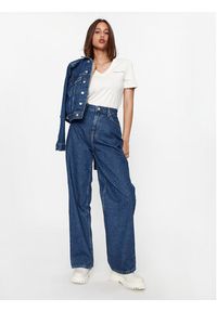 Calvin Klein Jeans T-Shirt J20J221429 Écru Regular Fit. Materiał: bawełna #3