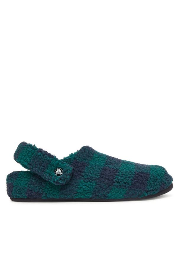 Crocs Kapcie Classic Buffalo Check Cozzzy 210755 Zielony. Kolor: zielony. Materiał: materiał