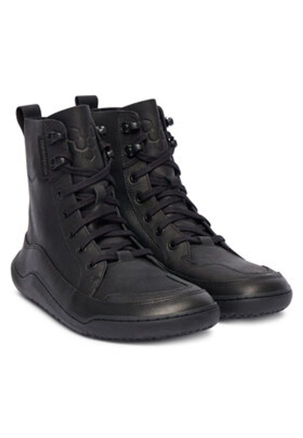 Vivo Barefoot Trzewiki Gobi Boot 203431 Czarny. Kolor: czarny. Materiał: skóra