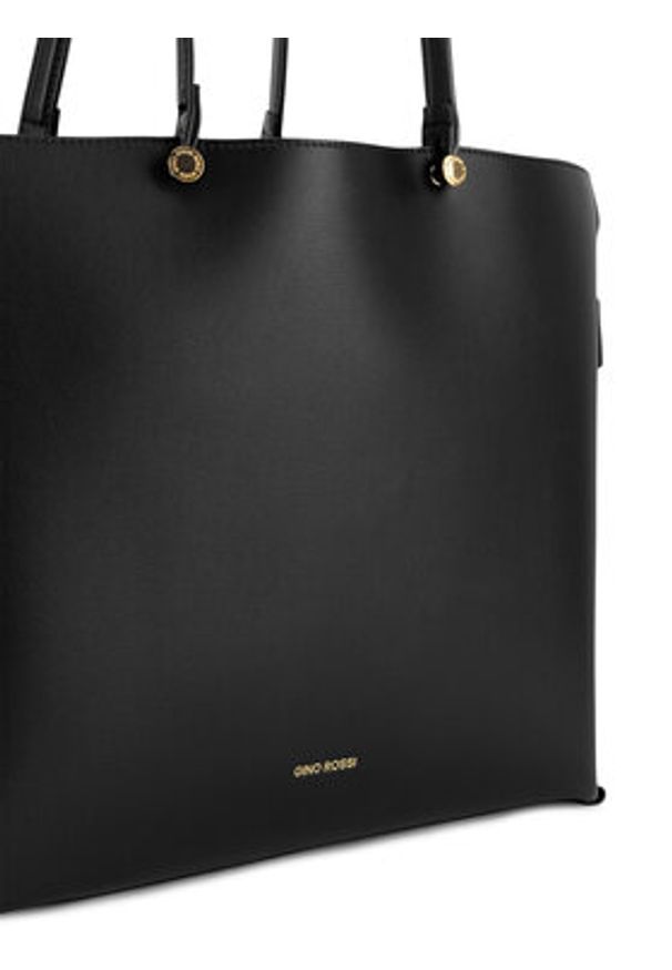 Gino Rossi - GINO ROSSI Torebka C-WEN-2 Czarny. Kolor: czarny. Materiał: skórzane