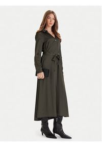 only - ONLY Sukienka koszulowa Mika 15361725 Zielony Regular Fit. Kolor: zielony. Materiał: syntetyk. Typ sukienki: koszulowe #4