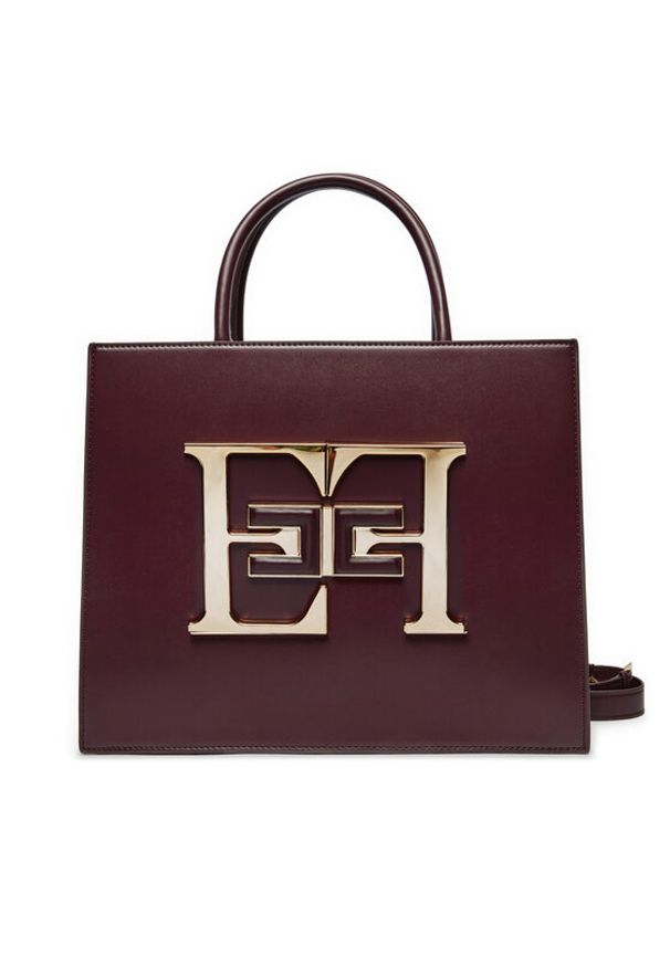 Elisabetta Franchi Torebka BS-05A-46E2-V390 Fioletowy. Kolor: fioletowy. Materiał: skórzane