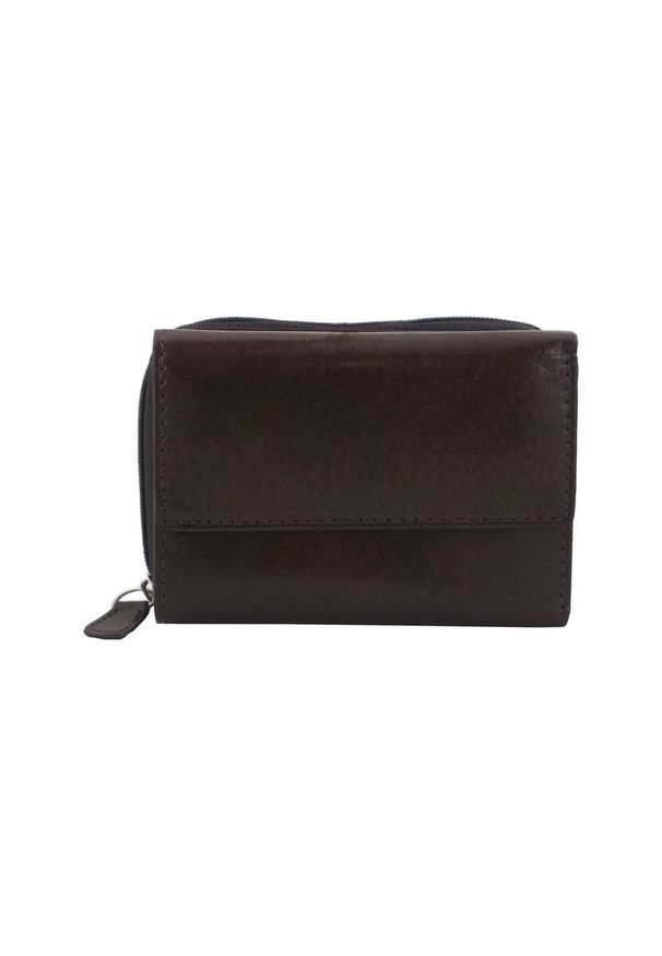 Barberini's - Portfel skórzany BARBERINI'S c. brązowy 8116-11. Kolor: brązowy. Materiał: skóra. Wzór: gładki