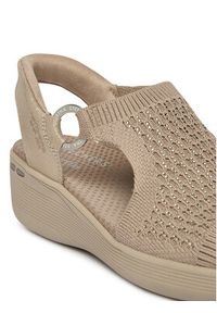 skechers - Skechers Sandały Martha Stewart: Pier-Lite - Park Path 188001/TPE Beżowy. Kolor: beżowy. Materiał: materiał #3