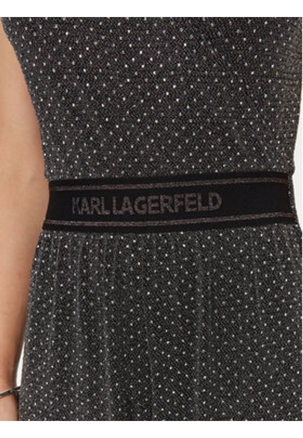 Karl Lagerfeld - KARL LAGERFELD Kombinezon A1W13029 Szary Regular Fit. Kolor: szary. Materiał: syntetyk
