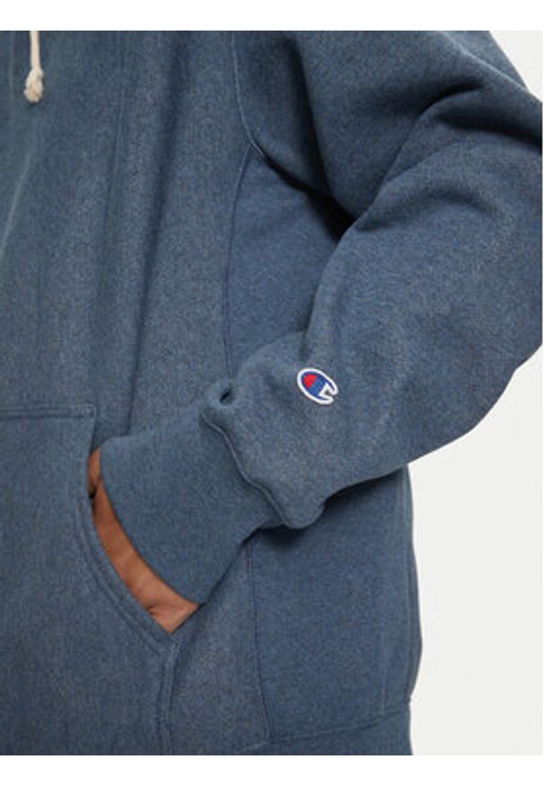 Champion Bluza 218800 Niebieski Regular Fit. Kolor: niebieski. Materiał: syntetyk