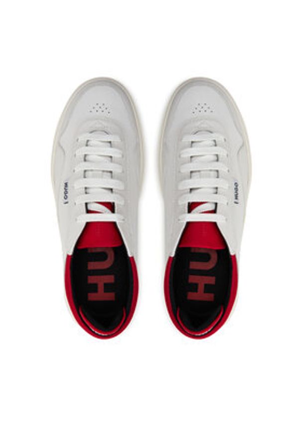 Hugo Sneakersy 50516931 Beżowy. Kolor: beżowy. Materiał: skóra