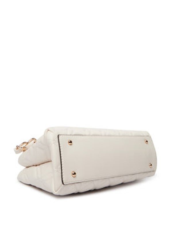Guess Torebka Maxine HWQG97 33050 Kremowy. Kolor: kremowy. Materiał: skórzane