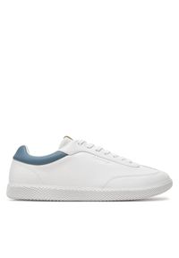 Calvin Klein Sneakersy Low Top Lace Up Lth HM0HM01790 Biały. Kolor: biały. Materiał: skóra