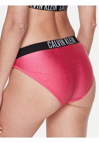 Calvin Klein Swimwear Dół od bikini KW0KW01986 Różowy. Kolor: różowy. Materiał: syntetyk #3