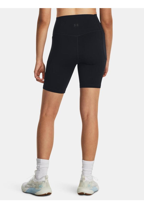 Spodenki treningowe damskie Under Armour Meridian Bike 7in. Kolor: czarny. Długość: krótkie