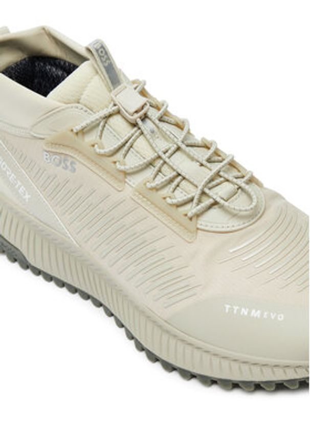 BOSS - Boss Sneakersy Ttnm Evo 50529525 Beżowy. Kolor: beżowy. Materiał: materiał