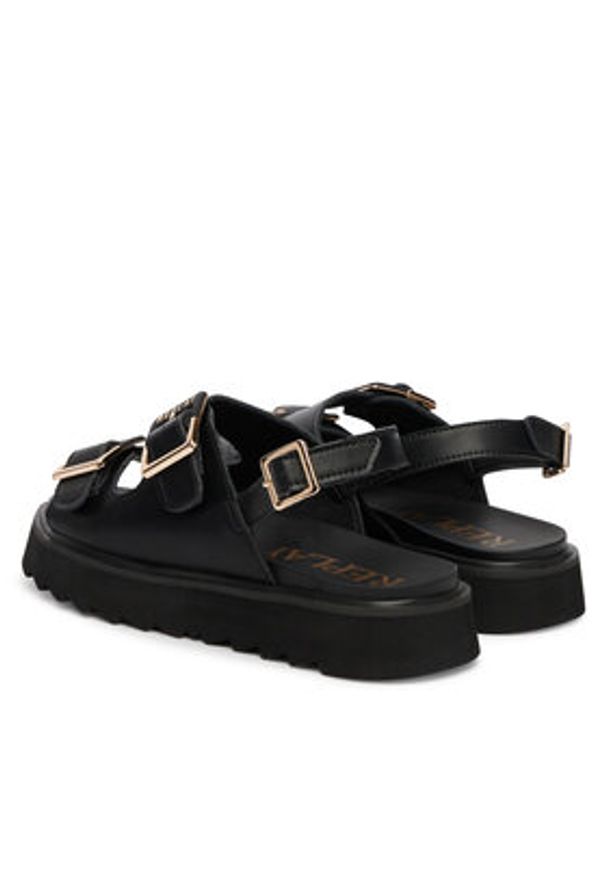 Replay - REPLAY Sandały GWF5D .000.C0008S Czarny. Kolor: czarny. Materiał: skóra