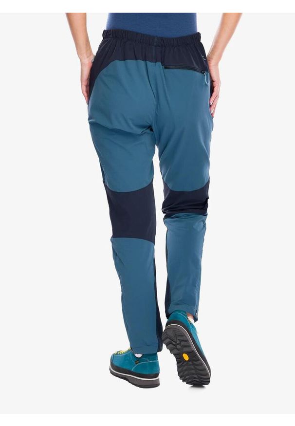 Spodnie trekkingowe damskie Rab Torque Pants. Kolor: wielokolorowy, niebieski, czarny