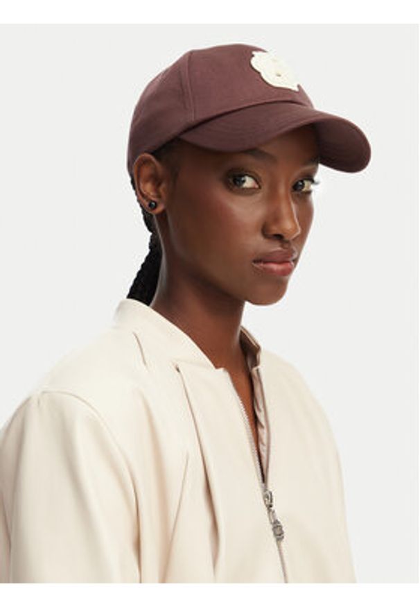 BOSS Czapka z daszkiem Ari-B 50562252 Brązowy. Kolor: brązowy. Materiał: bawełna