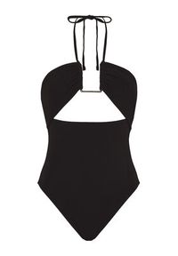 Calvin Klein Swimwear Strój kąpielowy KW0KW02813 Czarny. Kolor: czarny. Materiał: syntetyk #4