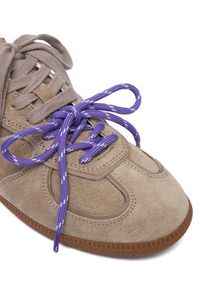 Nokwol Sneakersy August Beżowy. Kolor: beżowy. Materiał: skóra, zamsz #5