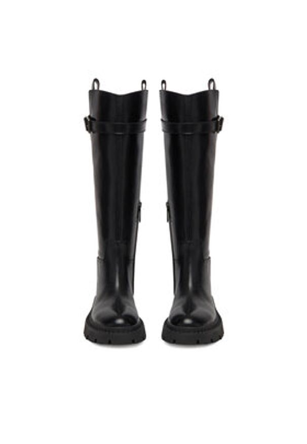 G-Star RAW - G-Star Raw Kozaki EO-GLCIA-8190C Czarny. Kolor: czarny. Materiał: skóra