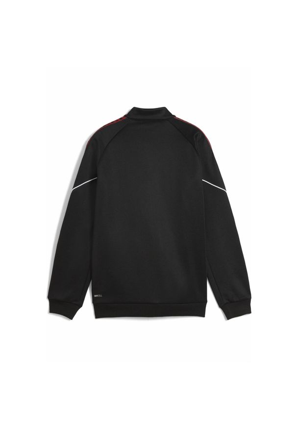 Puma - Młodzieżowa kurtka AC Milan KING Anthem PUMA Black For All Time Red. Kolor: czerwony, wielokolorowy, czarny