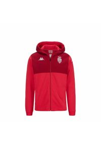 Kappa - Bluza AS Monaco Arufeod 8 2024/25. Kolor: czerwony. Sport: piłka nożna #1